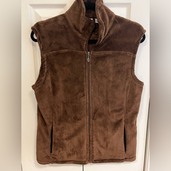 High Fever Brand Dark Brown Fleece Vest. Size L. Never Worn. - Picture 1 of 2